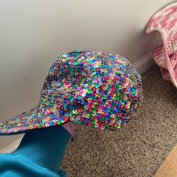 Colorful Sequin Cap - Picture 4 of 4
